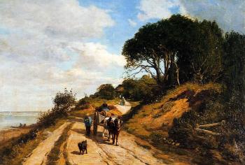 尤金 佈丹 The Road from Trouville to Honfleur 尤金 佈丹 The Road from Trouville to Honfleur
